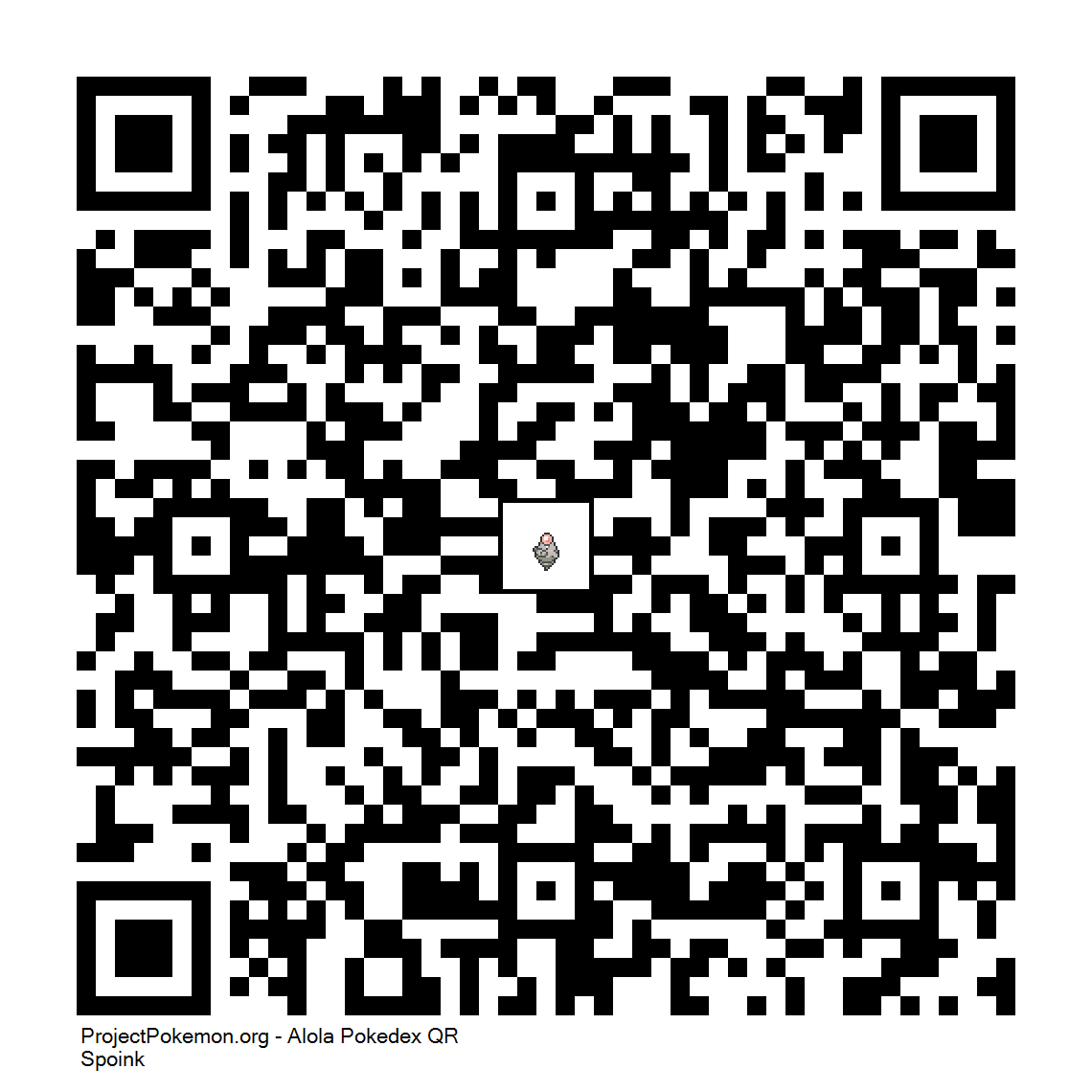 Cdigo QR de Spoink